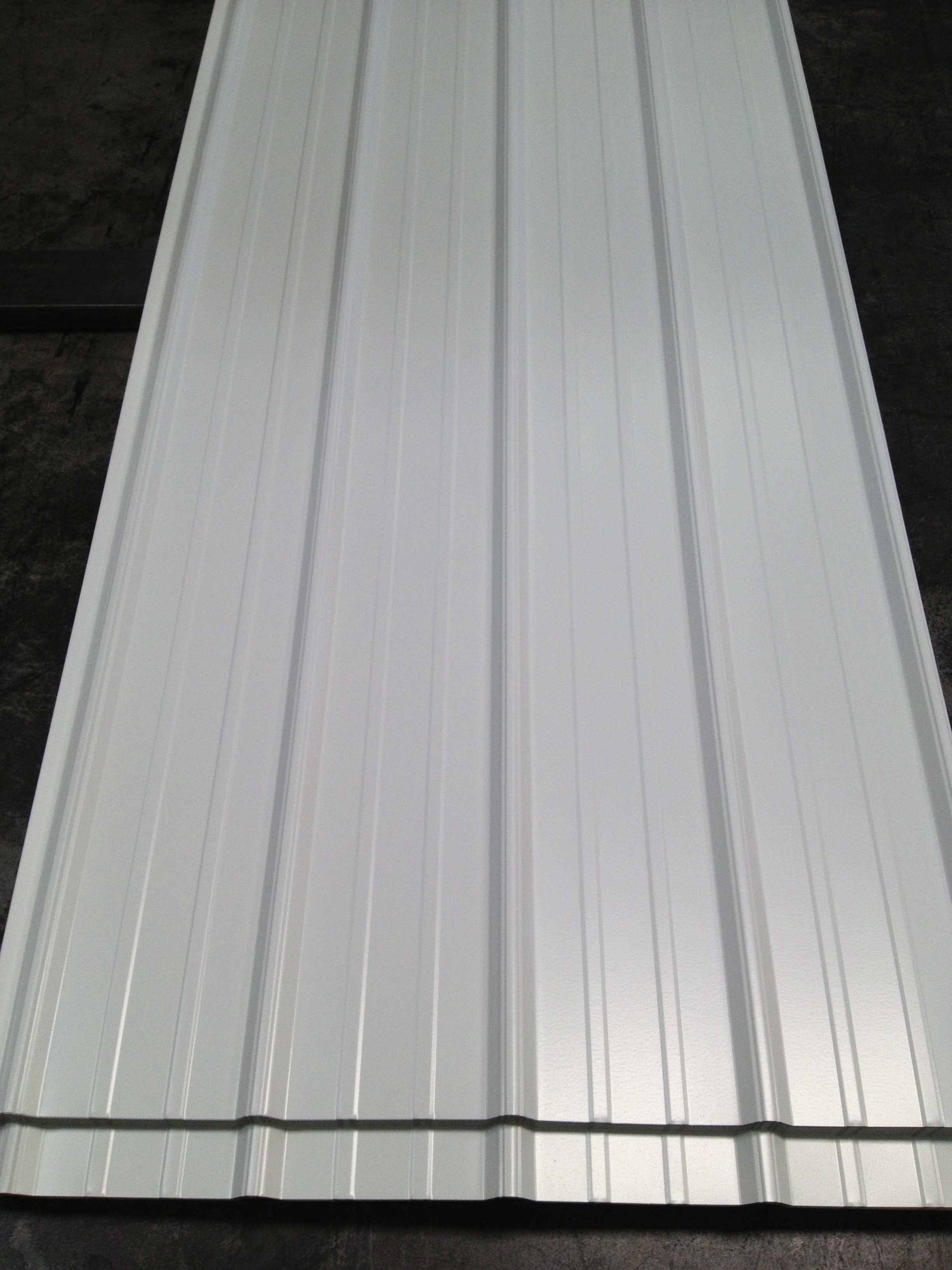 white metal sheet