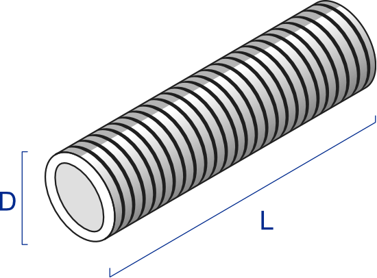 1.75 inch Dia 6 Length Remington Industries 1.75RD304SS-6 Extruded 6 Length 304 Stainless Steel Round Rod 1-3/4 Diameter