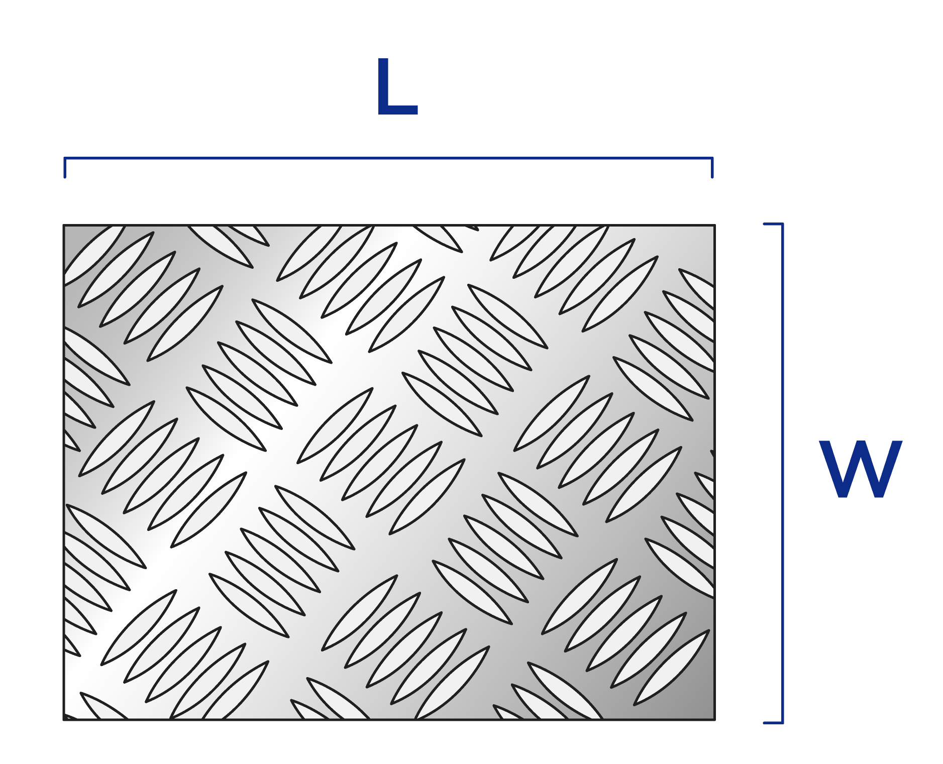 Door Kick Plate Highly Polished 3003 grade Aluminum Diamond Plate 8" x 34" 